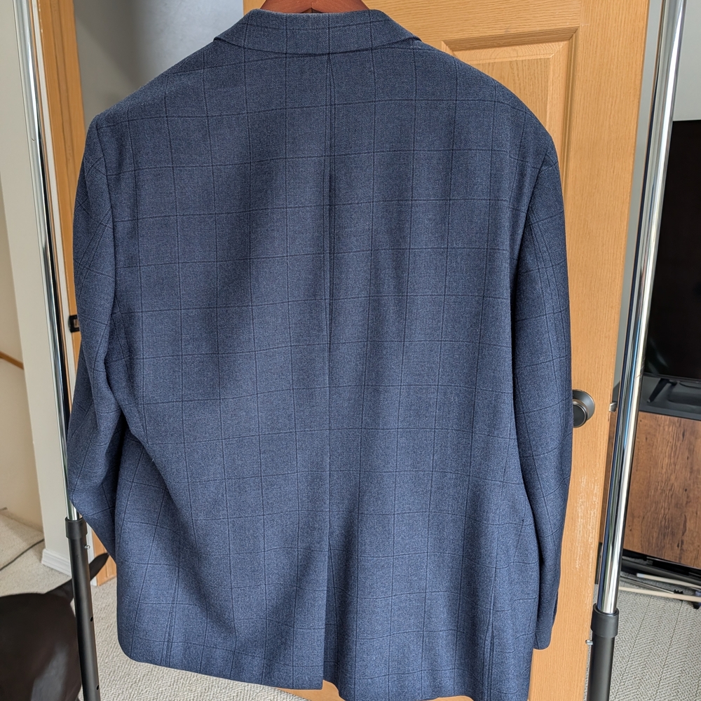 Polo by Ralph Lauren Blue Checkered Blazer - Picture 6 of 6